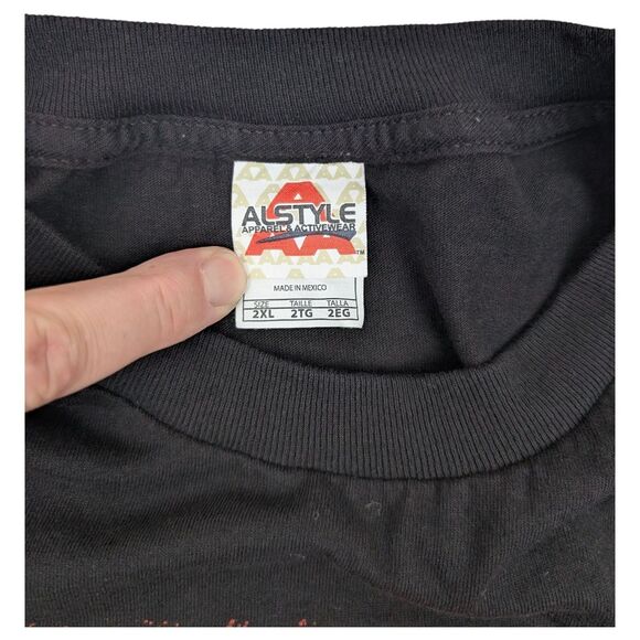 Lil Wayne Black Graphic T-Shirt Rap Hip Hop Skeleton Art XXL 2013 - Picture 6 of 9